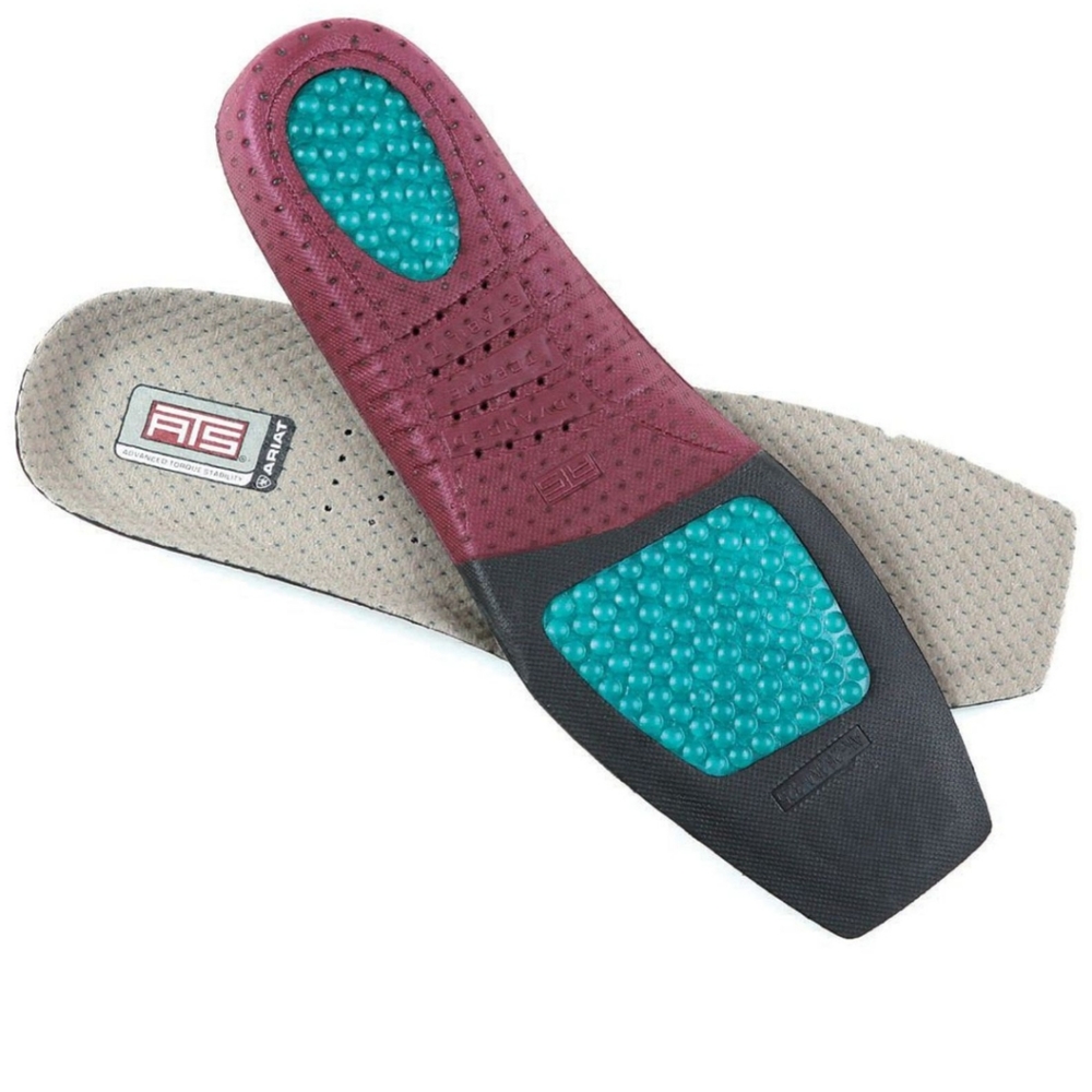 ARIAT ATS Square Toe Footbeds Insoles Size 10